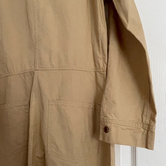 Outerknown Long Sleeve Zip Utility Station Jumpsuit Organic Cotton/Linen NWT - Picture 8 of 11